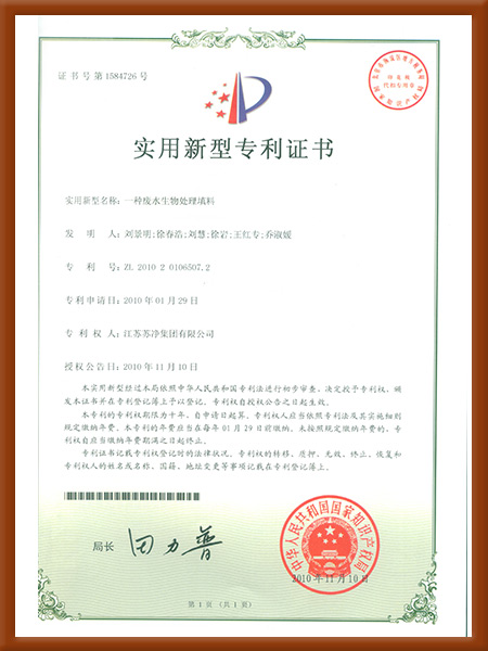 實用新型-一種廢水生物處理填料